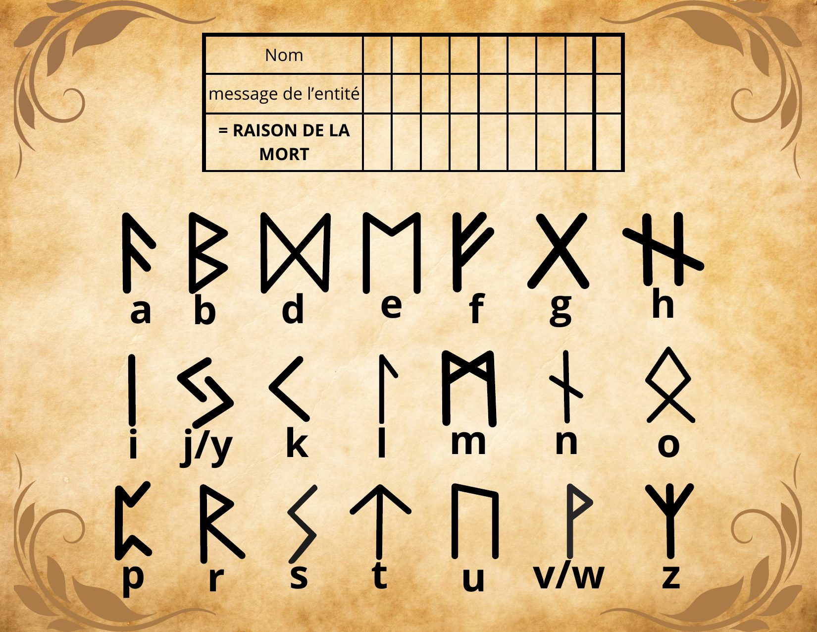 Ouija : La Quête des Âmes — Jeu d’enquête et d’énigmes pour l’Halloween (PDF à imprimer, 16+) – Image 6